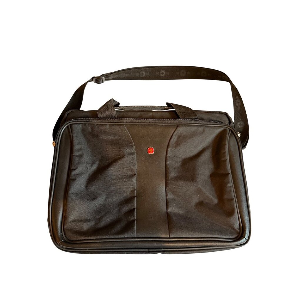 Swissgear Black Laptop Briefcase Bag With Shoulder Strap